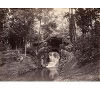 ARToPHIIU Vintage Impressions sur Toile Affiche Mural Art Tableaux sur Toile Grotto in the Bois De Boulogne by Charles Marville Posters Impressions Pour la Décoration du Salon 60x90cm