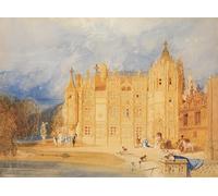 ARToPHIIU Vintage Impressions sur Toile Affiche Mural Art Tableaux sur Toile la abbatiale Abbaye de St Ouen Rouen par Sell Cotman Posters Impressions Pour la Décoration du Salon 60x90cm