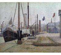 ARToPHIIU Vintage Impressions sur Toile Affiche Mural Art Tableaux sur Toile la Marie de Georges Seurat Posters Impressions Pour la Décoration du Salon 60x90cm