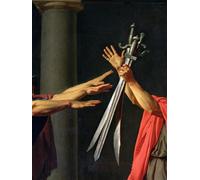 ARToPHIIU Vintage Impressions sur Toile Affiche Mural Art Tableaux sur Toile le Serment d'Horaces Huile sur Toile Détail de par Jacques Louis David Pour la Décoration du Salon 60x90cm