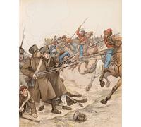 ARToPHIIU Vintage Impressions sur Toile Affiche Mural Art Tableaux sur Toile Militaire français pendant les campagnes napoléoniennes Surnommée Marie Louise en Pour la Décoration du Salon 60x90cm