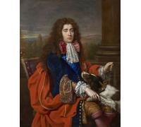 ARToPHIIU Vintage Impressions sur Toile Affiche Mural Art Tableaux sur Toile Portrait de Louis François Marie Le Tellier Marquis de Barbezieux par Pierre Mignard Pour la Décoration du Salon 60x90cm