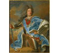 ARToPHIIU Vintage Impressions sur Toile Affiche Mural Art Tableaux sur Toile Portrait of the Marechal of Villars Even of France by Hyacinthe Rigaud Pour la Décoration du Salon 60x90cm
