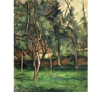 ARToPHIIU Vintage Impressions sur Toile Affiche Mural Art Tableaux sur Toile Verger de Paul Cézanne Posters Impressions Pour la Décoration du Salon 60x90cm