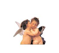 Artopweb Bouguereau - The First Kiss Detail (Panneaux MDF 81x70 cm)