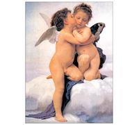 Artopweb Bouguereau - The First Kiss (Panneaux MDF 100x140 cm)