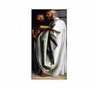 Artopweb CrystalArt 100 x 50 cm Tableau Plexiglass effet verre brillant léger prêt à accrocher décoration maison art design italien écologique - The Saints Paul and Mark de Albrecht Dürer