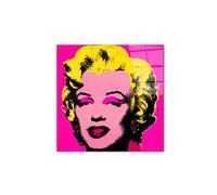 Artopweb CrystalArt 50 × 70 cm | Tableau Plexiglass effet verre brillant, léger et prêt à accrocher| Décoration maison Art Design Italien Eco-Friendly - Homage to Andy - Marilyn Monroe I par Art