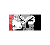 Artopweb CrystalArt 50 x 100 cm Tableau Plexiglass Effet Verre Brillant Léger Prêt à Suspendre Décoration Maison Art Design Italien Eco-Friendly - Homage to Diabolik Planning par Art Studio