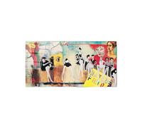 Artopweb CrystalArt 50 x 100 cm Tableau Plexiglass Effet Verre Brillant Léger Prêt à Suspendre Décoration Maison Art Design Italien Eco-Friendly - Abstract Models of Art Studio