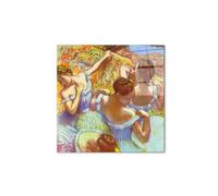 Artopweb CrystalArt 50 x 70 cm | Tableau Plexiglass effet verre brillant, léger et prêt à accrocher | Décoration de la maison Art Design Italien Eco-Friendly - Dancer en bleu par Degas Edgar