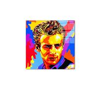 Artopweb CrystalArt 50 x 70 cm | Tableau Plexiglass effet verre brillant, léger et prêt à accrocher | Décoration de la maison Art Design Italien Eco-Friendly - James Dean d'Art Studio