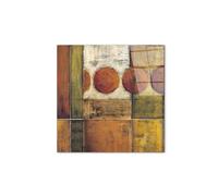 Artopweb CrystalArt 50 x 70 cm | Tableau Plexiglass effet verre brillant, léger et prêt à accrocher | Décoration maison Art Design Italien Eco-Friendly - Brown abstract 1" par Art Studio