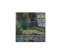 Artopweb CrystalArt 50 x 70 cm | Tableau Plexiglass effet verre brillant, léger et prêt à accrocher | Décoration de la maison Art Design Italien Eco-Friendly - Water Lily Pond VI de Monet Claude