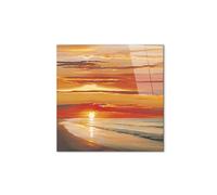 Artopweb CrystalArt 50 x 70 cm | Tableau Plexiglass effet verre brillant, léger et prêt à accrocher | Décoration de la maison Art Design Italien Eco-Friendly - Sun Rising di Art Studio