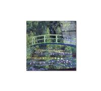 Artopweb CrystalArt 50 x 70 cm | Tableau Plexiglass effet verre brillant, léger et prêt à accrocher | Décoration de la maison Art Design Italien Eco-Friendly - Water Lily Pond II de Monet Claude
