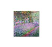 Artopweb CrystalArt 50 x 70 cm | Tableau Plexiglass effet verre brillant, léger et prêt à accrocher | Décoration de la maison Art Design Italien Eco-Friendly - Artists Garden par Monet Claude