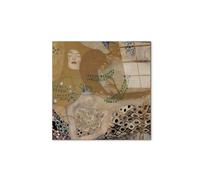 Artopweb CrystalArt 50 x 70 cm | Tableau Plexiglass effet verre brillant, léger et prêt à accrocher | Décoration maison Art Design Italien Eco-Friendly - Homage to Klimt - Sea snakes par Art Studio