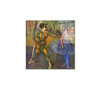Artopweb CrystalArt 50 x 70 cm | Tableau Plexiglass effet verre brillant, léger et prêt à accrocher | Décoration de la maison Art Design Italien Eco-Friendly - Harlequin and Columbine de My Store