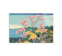 Artopweb CrystalArt 53 × 80 cm Tableau Plexiglass Effet Verre Brillant Léger Prêt à Suspendre Décoration Maison Art Design Italien Eco-Friendly - The Fuji from Gotenyama de Hokusai Katsushika