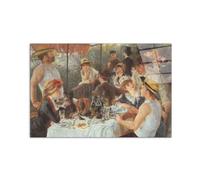 Artopweb CrystalArt 53 × 80 cm Tableau Plexiglass Effet Verre Brillant Léger Prêt à Suspendre Eco-Friendly - Luncheon on the boat party de Renoir Pierre-Auguste