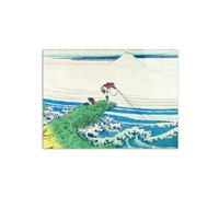 Artopweb CrystalArt 58 x 78 cm Tableau Plexiglass Effet Verre Brillant Léger Eco-Friendly Homage to Hokusai - Soshu Kajikazawa In Kai Province From The Series The Thirty-Six Views Of Mount Fuji