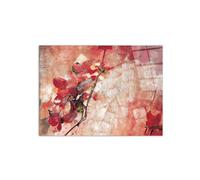 Artopweb CrystalArt 58 x 78 cm Tableau Plexiglass effet verre brillant léger prêt à accrocher décoration maison art design italien écologique - Abstract Flowers of Art Studio