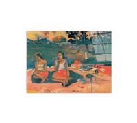 Artopweb CrystalArt 58 x 78 cm Tableau Plexiglass Effet Verre Brillant Léger Prêt à Suspendre Décoration Maison Art Design Italien Eco-Friendly - Homage to Gauguin - Navire Moe d'Art Studio