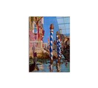Artopweb CrystalArt 78 × 58 cm Tableau Plexiglass Effet Verre Brillant Léger Prêt à Suspendre Décoration Maison Art Design Italien Eco-Friendly Grand Canal à Venise de Manet Édouard