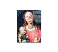 Artopweb CrystalArt 80 × 60 cm Tableau Plexiglass effet verre brillant léger prêt à accrocher décoration maison art design italien écologique - The Virgin and Child de Albrecht Dürer