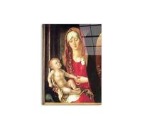 Artopweb CrystalArt 80 × 60 cm Tableau Plexiglass effet verre brillant léger prêt à accrocher écologique - The Virgin and Child before an archway par Albrecht Dürer