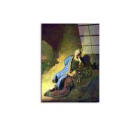 Artopweb CrystalArt 80 × 60 cm Tableau Plexiglass effet verre brillant léger prêt à accrocher écologique - Jeremiah mourning over the destruction of Jerusalem de Rembrandt