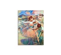Artopweb CrystalArt 80 × 60 cm Tableau Plexiglass Effet Verre Brillant Léger Prêt à Suspendre Décoration Maison Art Design Italien Eco-Friendly - Dancer in the paysage de Degas Edgar