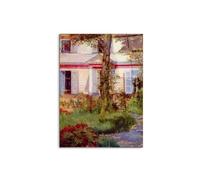 Artopweb CrystalArt 80×60 cm Tableau Plexiglass Effet Verre Brillant Léger Prêt à Suspendre Décoration Maison Art Design Italien Eco-Friendly - House in Rueil di Manet Édouard