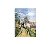 Artopweb CrystalArt 80 × 60 cm Tableau Plexiglass Effet Verre Brillant Léger Prêt à Suspendre Décoration Maison Art Design Italien Eco-Friendly - House of Dr Gachet par Cezanne Paul