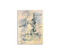 Artopweb CrystalArt 80 × 60 cm Tableau Plexiglass Effet Verre Brillant Léger Prêt à Suspendre Décoration Maison Art Design Italien Eco-Friendly - Déclaration de Toulouse-Lautrec