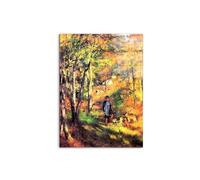 Artopweb CrystalArt 80 × 60 cm Tableau Plexiglass Effet Verre Brillant Léger Prêt à Suspendre Eco-Friendly - Jules le Coeur and his dogs de Renoir Pierre-Auguste