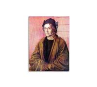 Artopweb CrystalArt 80 × 60 cm Tableau Plexiglass Effet Verre Brillant Léger Prêt à Suspendre Eco-Friendly - Portrait of Albrecht Dürer the Elder par Albrecht Dürer