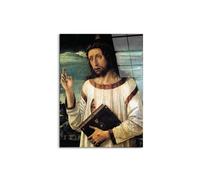 Artopweb CrystalArt 80 x 60 cm Tableau Plexiglass effet verre brillant léger prêt à accrocher décoration maison art design italien écologique Christ in thorns di Bellini Giovanni