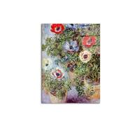 Artopweb CrystalArt 80 x 60 cm Tableau Plexiglass effet verre brillant léger prêt à accrocher décoration maison art design italien écologique - Still Life with Anemones par Monet Claude