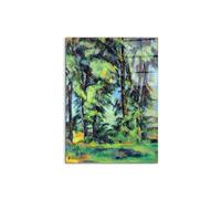 Artopweb CrystalArt 80 x 60 cm Tableau Plexiglass effet verre brillant léger prêt à accrocher décoration maison art design italien écologique - High trees in the Jas de Bouffan par Cezanne Paul