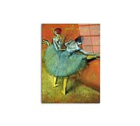 Artopweb CrystalArt 80 x 60 cm Tableau Plexiglass effet verre brillant léger prêt à accrocher décoration maison art design italien écologique - Dancer at the bar 1" par Degas Edgar