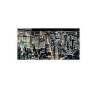 Artopweb CrystalArt Art 50 × 100 cm Tableau Plexiglass Effet Verre Brillant Léger Prêt à Suspendre Décoration Maison Art Design Italien Eco-Friendly - New York from Empire by Art Studio