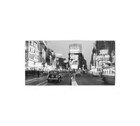 Artopweb CrystalArt Art Studio - 50 x 100 cm - Tableau Plexiglass effet verre brillant léger prêt à accrocher, décoration maison, art design italien écologique - Time Square Big City Life