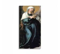 Artopweb EarthArt Materic 100 × 50 cm Tableau matériel 3D effet pinceau léger prêt à accrocher Eco-Friendly - The seven Mary's pain - Pain as a mother par Albrecht Dürer