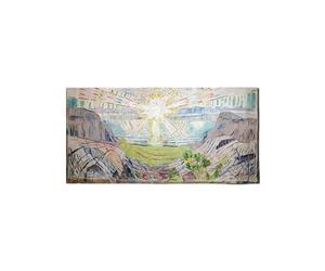 Artopweb EarthArt Materic 50 × 100 cm Tableau matériel 3D effet pinceau léger prêt à accrocher décoration maison art design italien écologique - The Sun di Art Studio