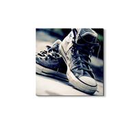 Artopweb EarthArt Materic 50×70 cm | Tableau matériel 3D effet brossé, léger et prêt à accrocher | Décoration de la maison Art Design Italien Eco-Friendly - Shoes di Art Studio