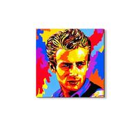 Artopweb EarthArt Materic 50 × 70 cm | Tableau matériel 3D effet brossé, léger et prêt à accrocher | Décoration de maison Art Design Italien Eco-Friendly - James Dean d'Art Studio