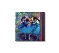 Artopweb EarthArt Materic 50 × 70 cm | Tableau matériel 3D effet brossé, léger et prêt à accrocher | Décoration de maison Art Design Italien Eco-Friendly - Dancer 1" par Degas Edgar
