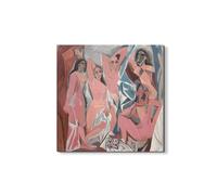 Artopweb EarthArt Materic 58 × 58 cm Tableau matériel 3D effet pinceau léger prêt à accrocher décoration maison art design italien écologique - Homage to Picasso - The young lady